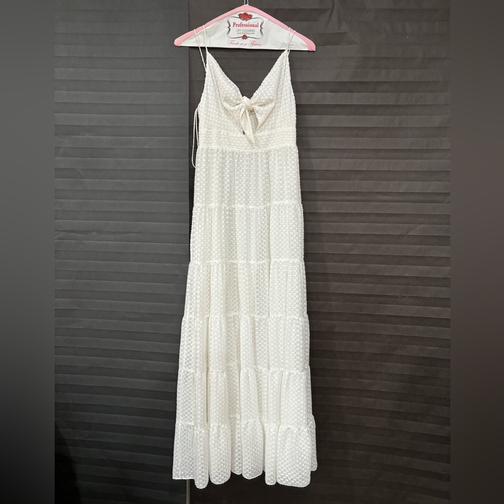 Alice + Olivia White Maxi Dress